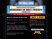 Tablet Screenshot of deeboneproductions.com